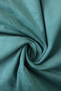 Teal Bayou 11 Wale Manchester Stretch Corduroy