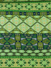 Load image into Gallery viewer, Summer In Sweden (Green) Rayon Challis