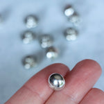 Load image into Gallery viewer, Silver 3/8" Shank Buttons | Pack of 10
