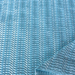 Load image into Gallery viewer, Blue Foil Pucker Wave Jacquard Activewear | Designer Deadstock
