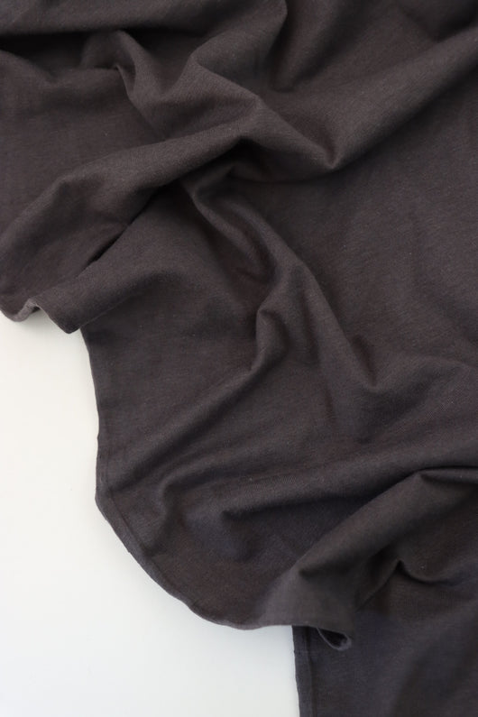 Cement Lightweight Cotton Spandex Jersey