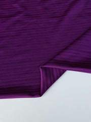 Load image into Gallery viewer, Grape Stripe Activewear Jersey | Designer Deadstock