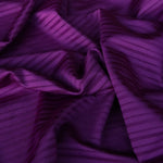 Load image into Gallery viewer, Grape Stripe Activewear Jersey | Designer Deadstock
