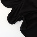Load image into Gallery viewer, Black Lightweight Cotton Spandex Jersey
