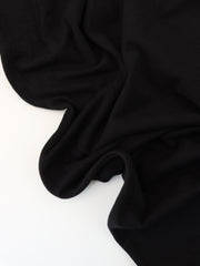 Load image into Gallery viewer, Black Lightweight Cotton Spandex Jersey
