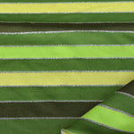 Load image into Gallery viewer, Olive/Apple/Lime/Lemon Silver Stripe Activewear Jersey | Designer Deadstock
