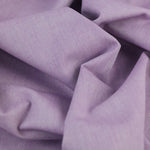 Load image into Gallery viewer, 1YD 21IN REMNANT; Lilac 100% Cotton Chambray

