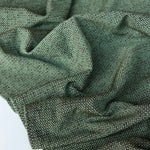 Load image into Gallery viewer, Green &amp; Black Jacquard Activewear Knit | Designer Deadstock

