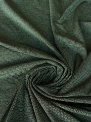 Load image into Gallery viewer, Green &amp; Black Jacquard Activewear Knit | Designer Deadstock