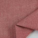 Load image into Gallery viewer, Red 100% Cotton Chambray
