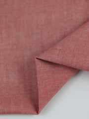 Load image into Gallery viewer, Red 100% Cotton Chambray
