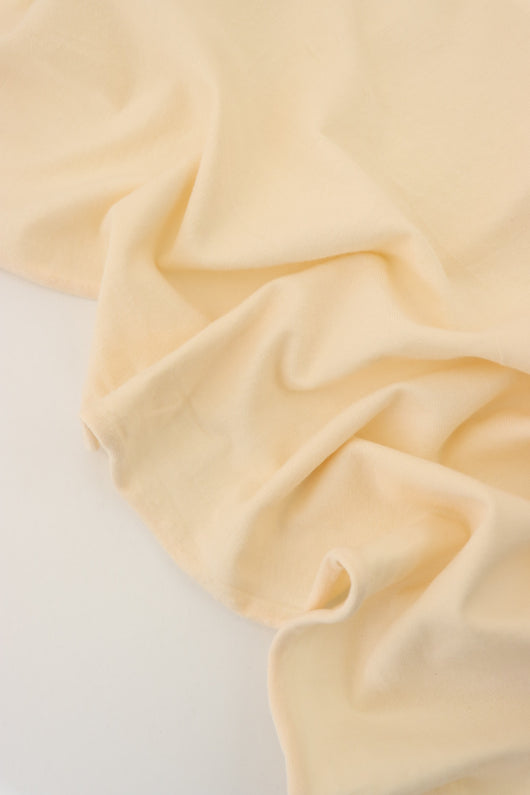 Cream Lightweight Cotton Spandex Jersey