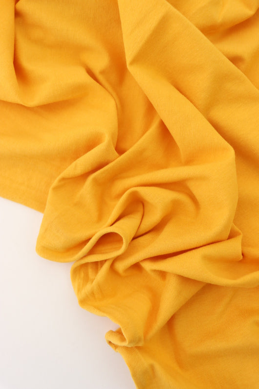 Butterscotch Lightweight Cotton Spandex Jersey