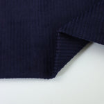 Load image into Gallery viewer, Navy 6 Wale Manchester Stretch Corduroy
