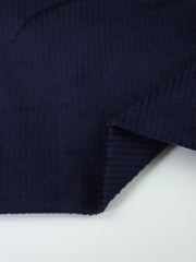 Load image into Gallery viewer, Navy 6 Wale Manchester Stretch Corduroy