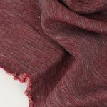 Load image into Gallery viewer, Heathered Red Wine Verona 100% Linen

