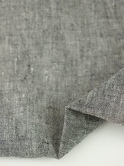 Load image into Gallery viewer, 2YD PRECUT; Heathered Black Verona 100% Linen