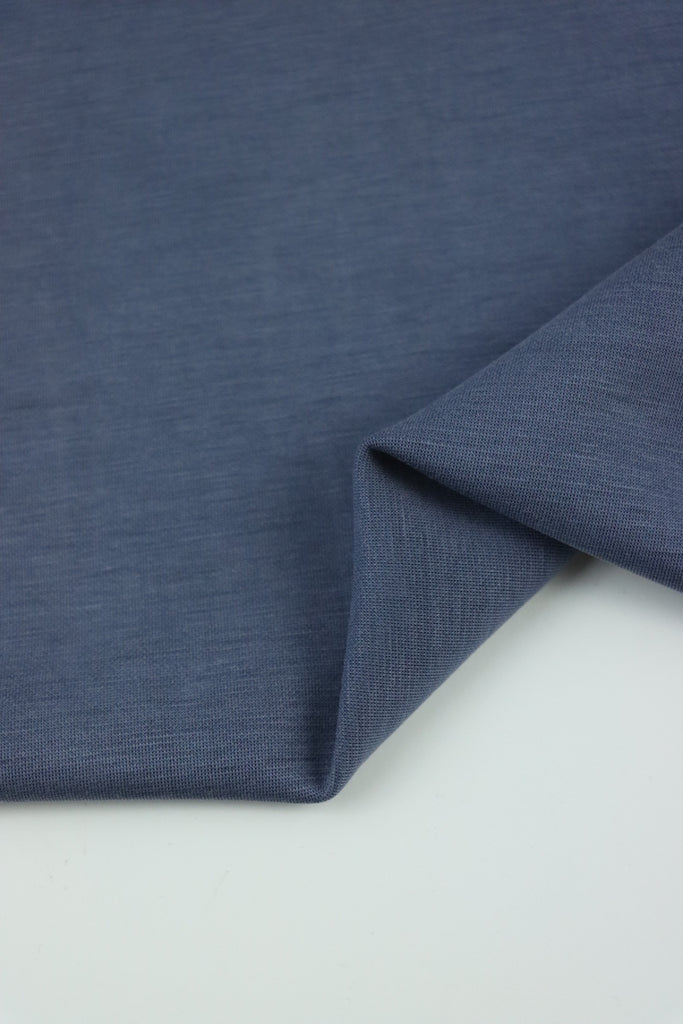 Denim Cupro Double Knit Techno | Surge Fabric Shop