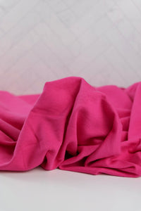 Cosmo Pink Cotton Spandex French Terry