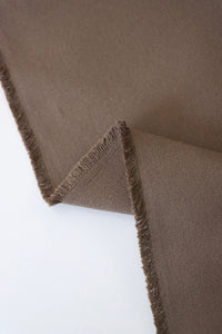 Dark Taupe 10oz Cotton Canvas | Designer Deadstock