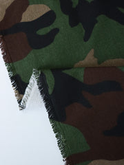 Load image into Gallery viewer, 1YD 34IN REMNANT; Army Camo 10oz Cotton Canvas | Designer Deadstock
