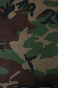 Army Camo 10oz Cotton Canvas | Designer Deadstock