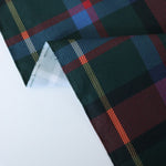Load image into Gallery viewer, Hunter/Red/Blue Plaid 10oz Cotton Canvas | Designer Deadstock
