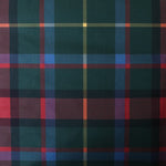 Load image into Gallery viewer, Hunter/Red/Blue Plaid 10oz Cotton Canvas | Designer Deadstock
