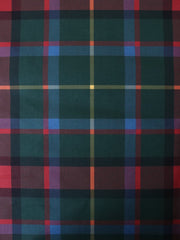 Load image into Gallery viewer, Hunter/Red/Blue Plaid 10oz Cotton Canvas | Designer Deadstock