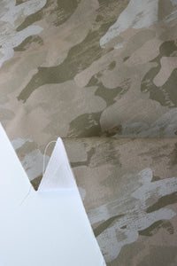 Sandstone Camo 10oz Cotton Canvas | Designer Deadstock