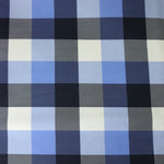 Load image into Gallery viewer, Blue 1.75" Check 10oz Cotton Canvas | Designer Deadstock
