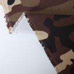 Load image into Gallery viewer, Brown Camo 10oz Cotton Canvas | Designer Deadstock
