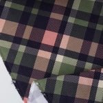Load image into Gallery viewer, Navy/Olive/Pink Bias Plaid 10oz Cotton Canvas | Designer Deadstock
