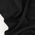 Load image into Gallery viewer, Black 100% Cotton 1x1 Heavy Rib Knit
