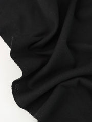 Load image into Gallery viewer, Black 100% Cotton 1x1 Heavy Rib Knit