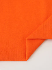 Load image into Gallery viewer, Safety Orange 100% Cotton 1x1 Heavy Rib Knit