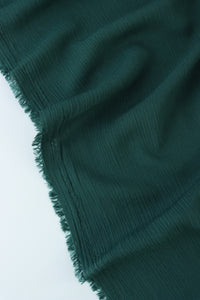 Spruce Green Rayon Crinkle