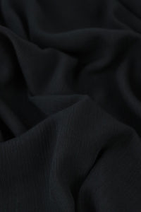 Black Rayon Crinkle