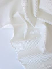 Load image into Gallery viewer, Off White Rayon Spandex Heavy 4x2 Rib Knit
