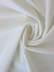 Load image into Gallery viewer, Off White Rayon Spandex Heavy 4x2 Rib Knit