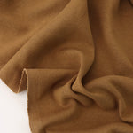 Load image into Gallery viewer, Ochre Brown 100% Cotton 1x1 Heavy Rib Knit
