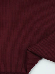 Load image into Gallery viewer, Elderberry Rayon Spandex Heavy 4x2 Rib Knit