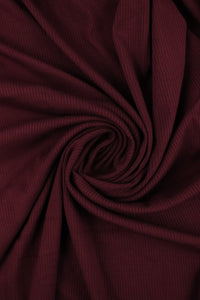 Elderberry Rayon Spandex Heavy 4x2 Rib Knit