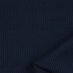 Load image into Gallery viewer, Navy Rayon Spandex Heavy 4x2 Rib Knit
