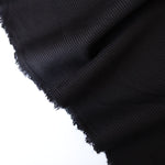 Load image into Gallery viewer, Black Rayon Spandex Heavy 4x2 Rib Knit
