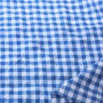 Load image into Gallery viewer, Atlantic Blue Gingham Cotton | Designer Deadstock
