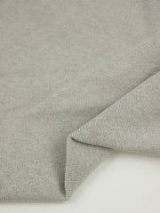 Load image into Gallery viewer, Silver 100% Cotton 1x1 Heavy Rib Knit