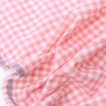 Load image into Gallery viewer, Shell Pink Gingham Cotton | Designer Deadstock
