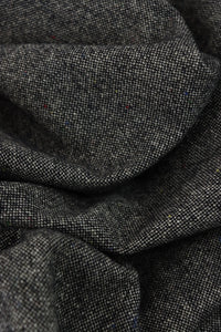 Salt & Pepper Tweed Wool Coating