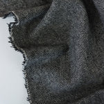 Load image into Gallery viewer, Black &amp; White Diagonal Weave Wool Coating
